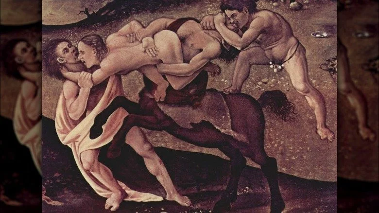 centaures se battant lors du mariage