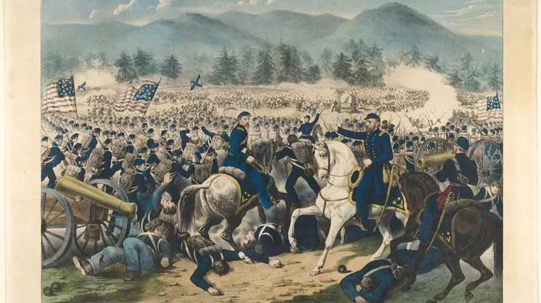 Représentation artistique de Gettysburg