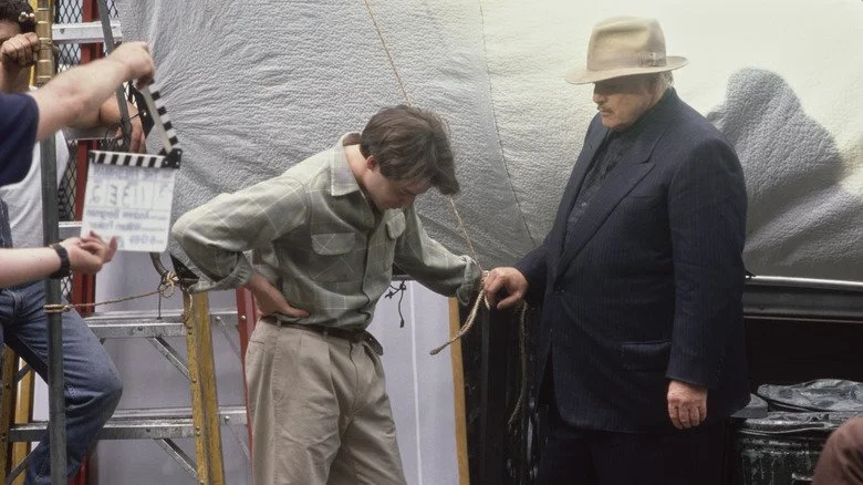 Brando sur le plateau