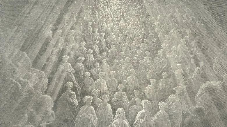 Des anges descendent du paradis