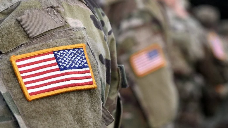 US troops in uniform