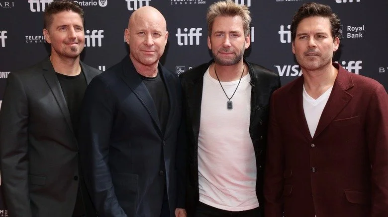 Nickelback posant pour une photo au Toronto International Film Festival 2023