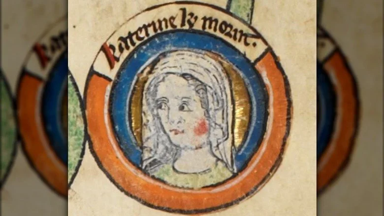 Portrait illuminé de Katherine d'Angleterre