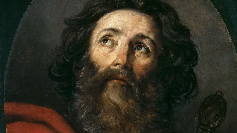 Saint Paul regarde vers le ciel