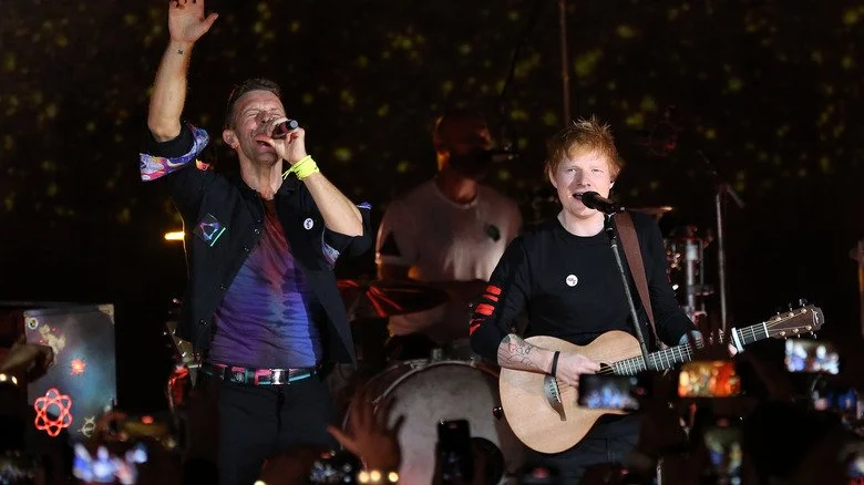 Coldplay avec Ed Sheeran