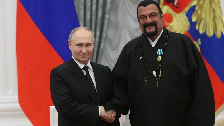 Steven Seagal et Vladimir Poutine