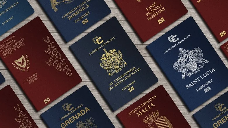 Passeports de différents pays
