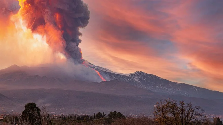 Eruption du Mont Etna