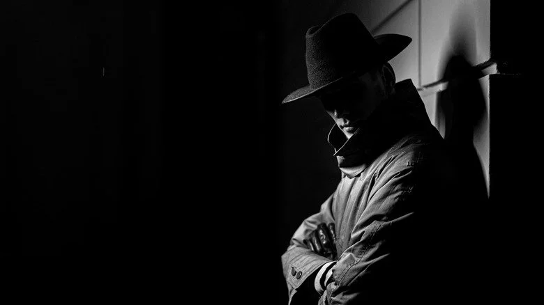 Silhouette d'un espion