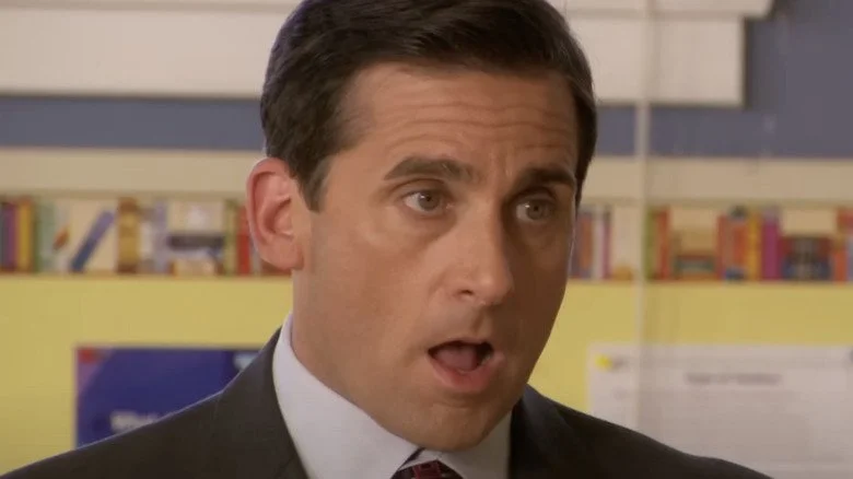 Michael Scott choqué dans The Office