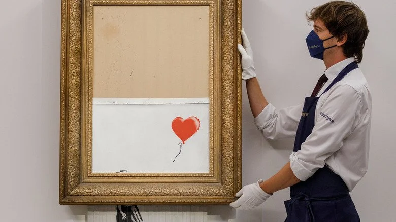 Banksy's 'Love in the Bin'