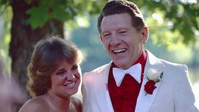 Jerry Lee Lewis et Shawn Stephens le jour de leur mariage