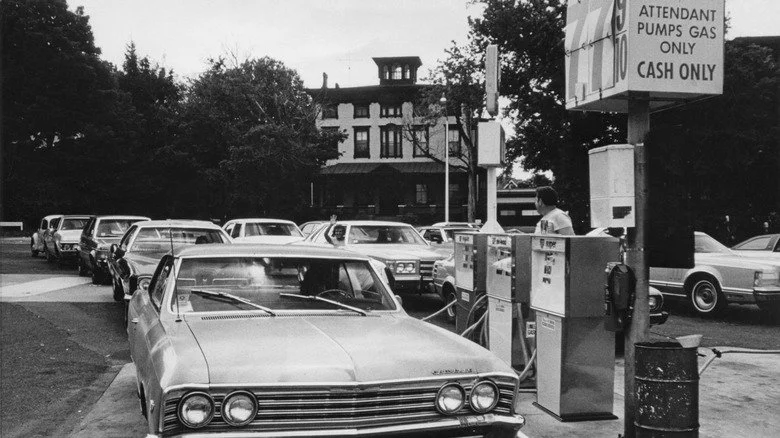 Ancienne pompe à essence