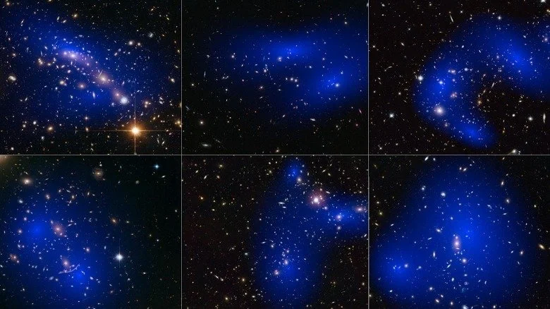 Carte de la matière noire par Hubble