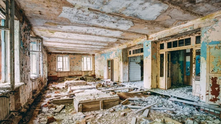 Des lieux abandonnés après des désastres tragiques