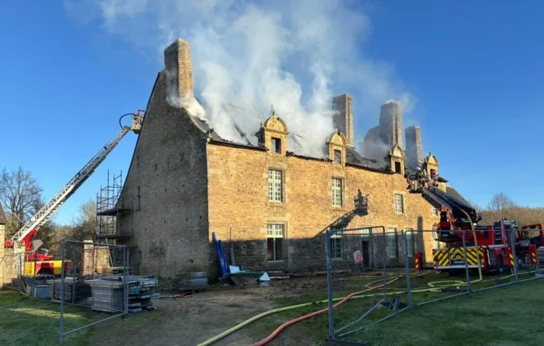 Incendie au manoir de Kernault : un patrimoine en péril