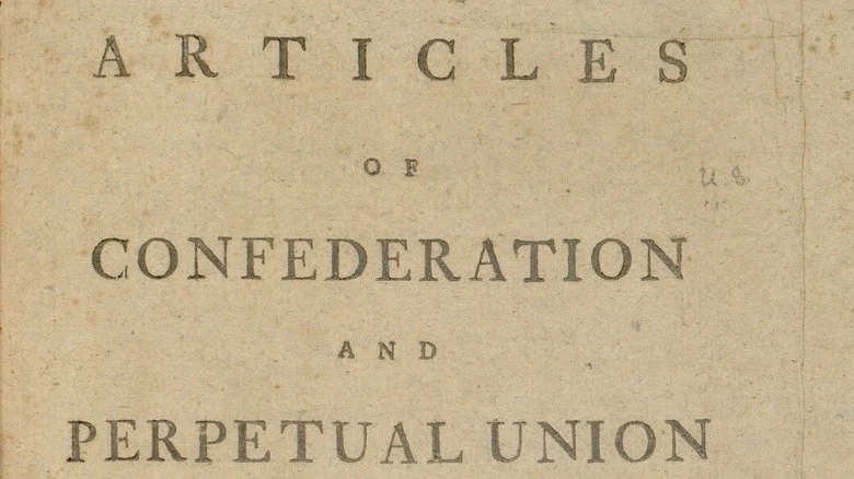 Articles of Confederation