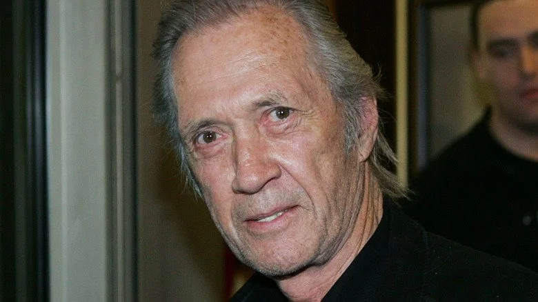 David Carradine staring