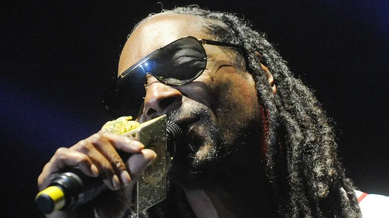 Snoop Dogg tenant un micro