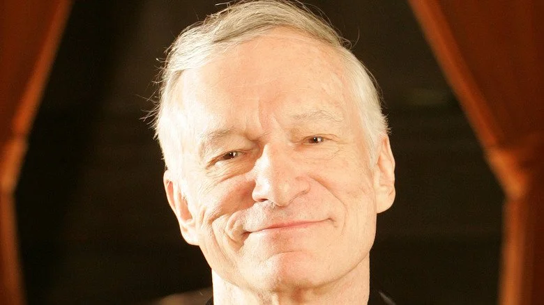 Hugh Hefner souriant