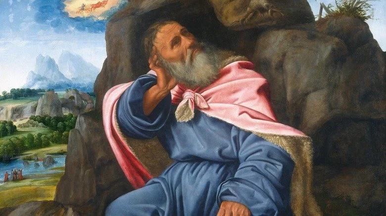 Élie nourri par des corbeaux