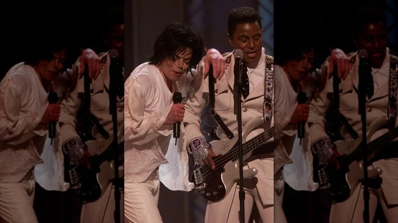 Michael et Jermaine Jackson sur scène