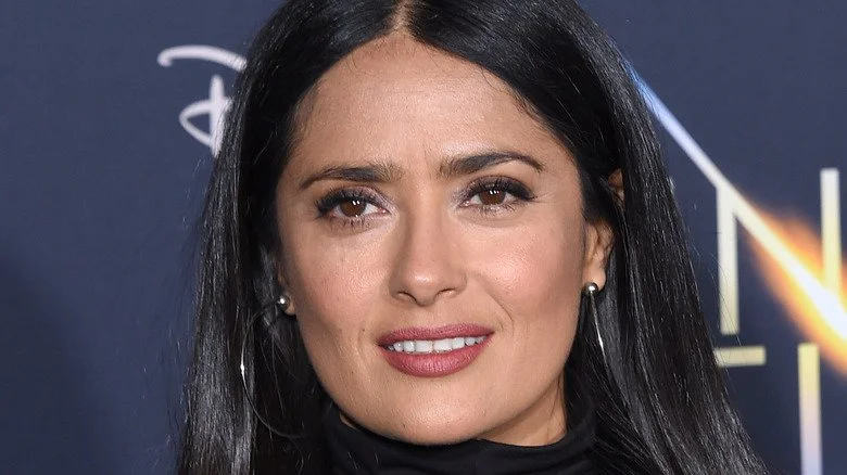 Salma Hayek smirk