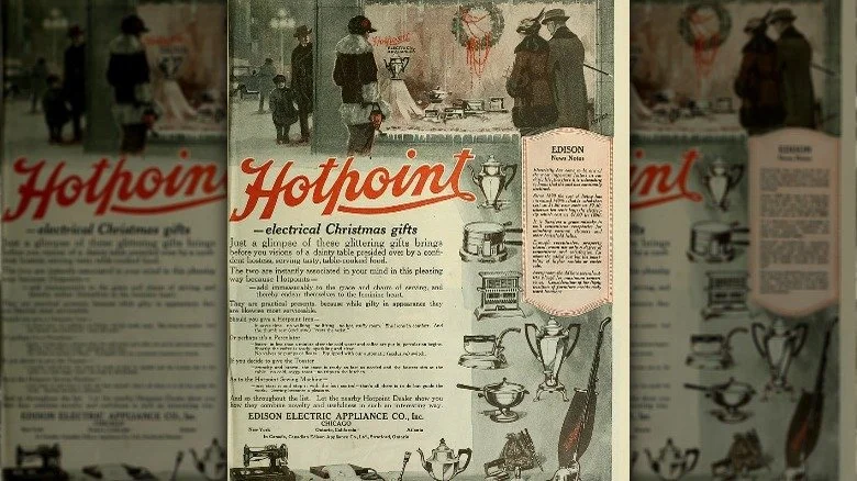 Publicité de Noël Hotpoint 1920