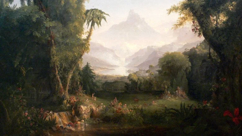 Peinture du Jardin d'Éden - Thomas Cole/Wikimedia Commons