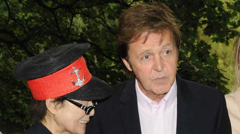 Ono et McCartney à 'Meat Free Monday' en 2009