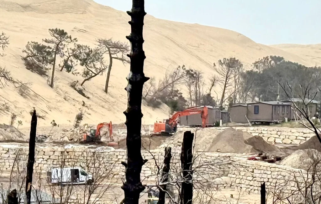 Reconstruction des campings à la dune du Pilat : enjeux environnementaux