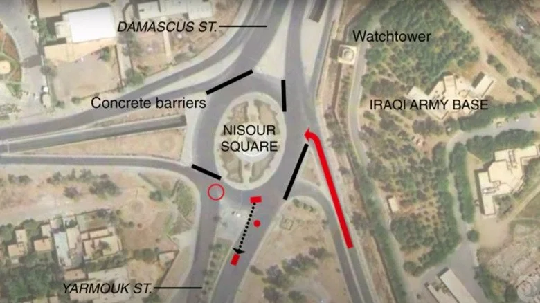 Carte de Nisour Square