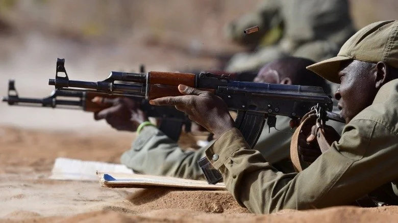 Entraînement avec l'AK-47