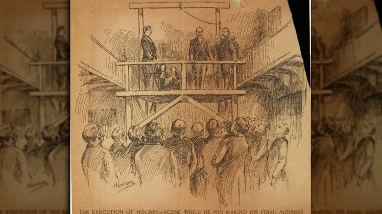 Exécution de Holmes – Source : Herman W. Mudgett/Wikipedia