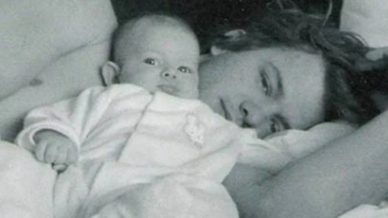 Shannon Hoon avec sa fille, Nico
