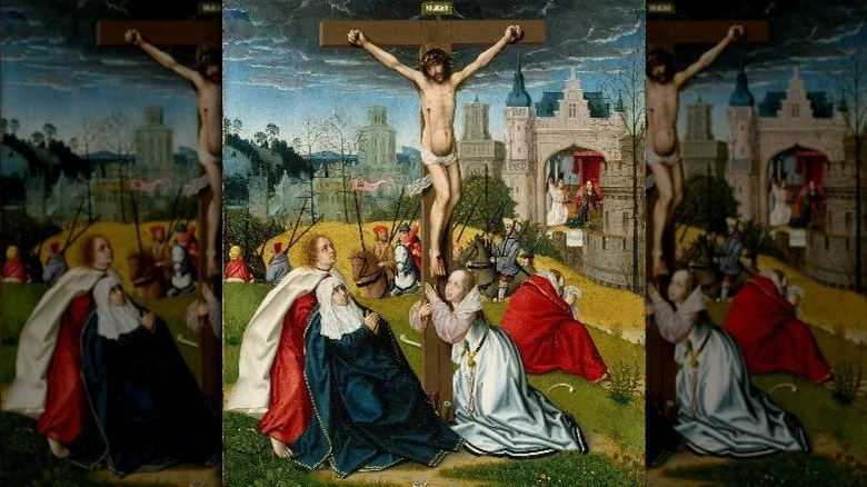 La Crucifixion, vers 1495, par Jan Provoost