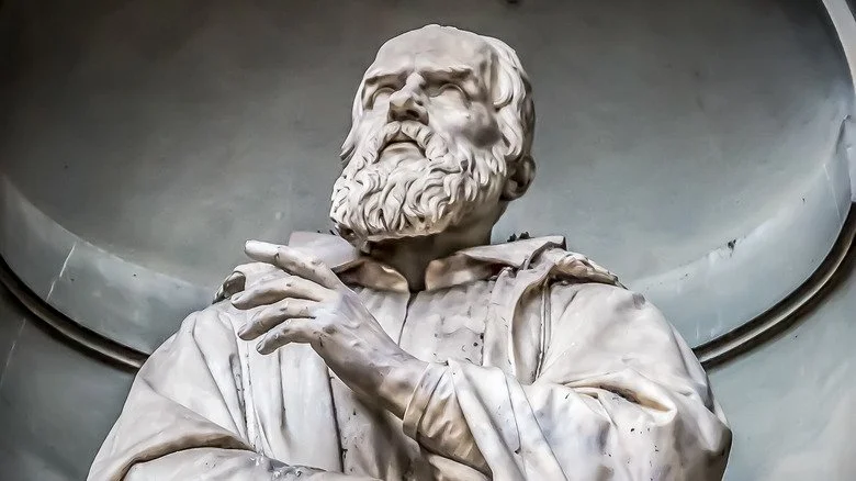 sculpture de Galileo Galilei
