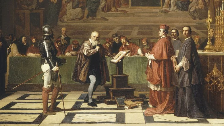 Galileo Galilei lors de son procès