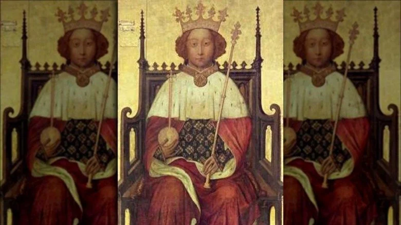 Portrait de Richard II dans l'Abbaye de Westminster