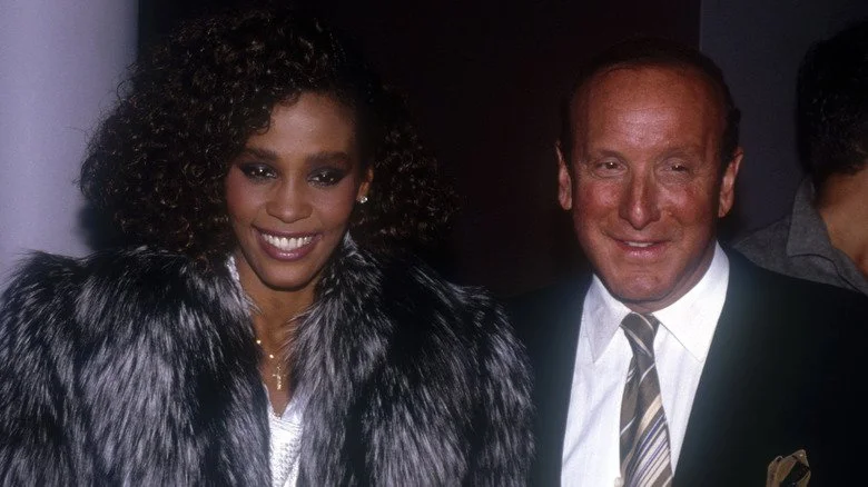 Whitney Houston avec Clive Davis