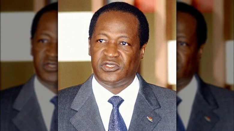 Blaise Compaoré s'exprimant