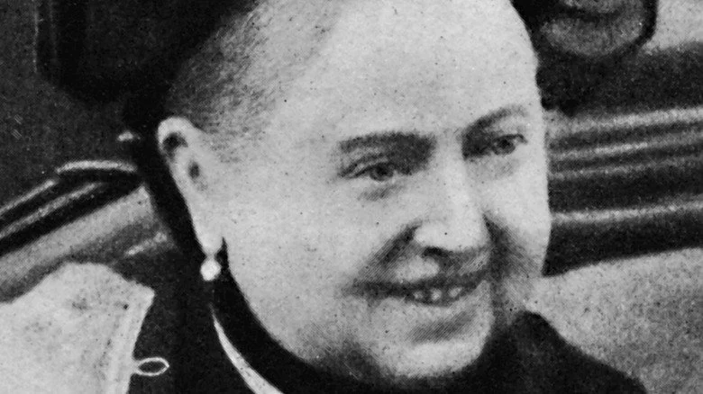 Queen Victoria en noir et blanc