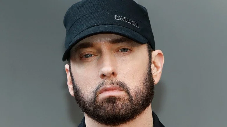 Eminem faisant la grimace