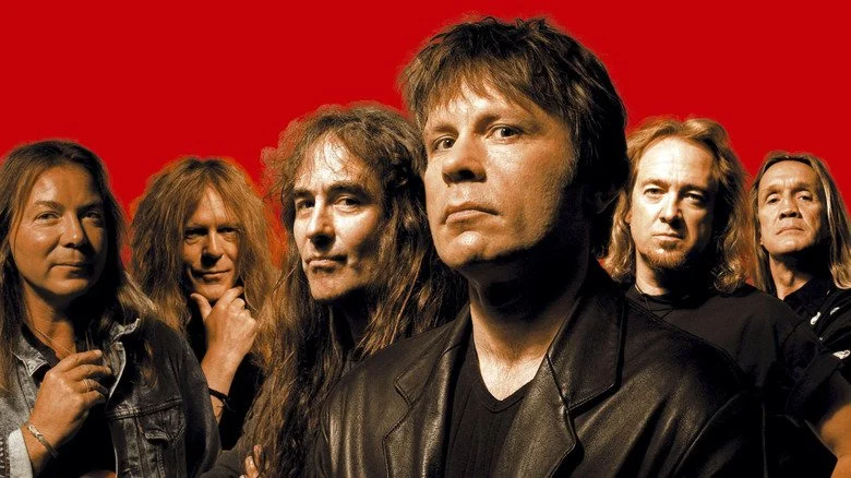 Portrait de Bruce Dickinson et Iron Maiden