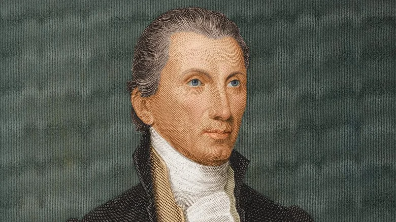 Portrait peint du président James Monroe
