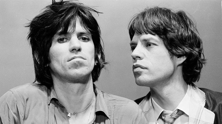Mick Jagger et Keith Richards en 1978