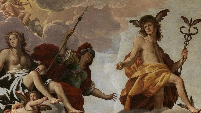 Hermès sur le mont Olympe