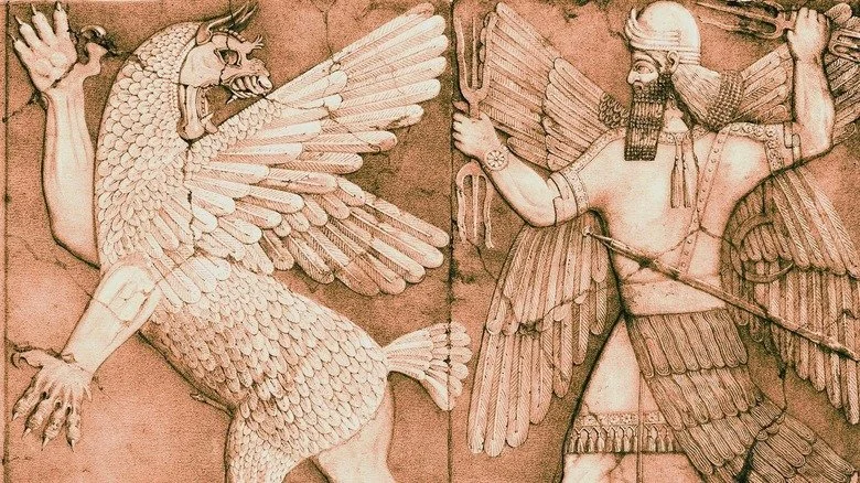 Marduk combat Tiamat