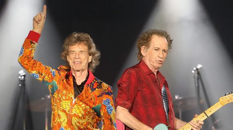 Mick Jagger et Keith Richards sur scène en 2019
