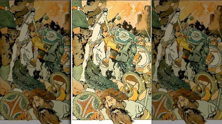 Illustration de la bataille de Ragnarök - 1905